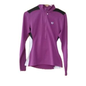 PEARL IZUMI 1/4 Zip Jacket Cycling Jacket Long Sleeve‎ Plum Black Women's Medium